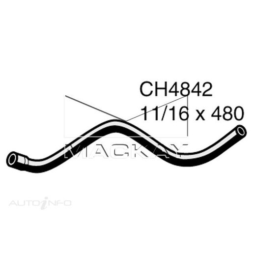 Mackay Crankcase (PCV) Breather Hose - CH4842