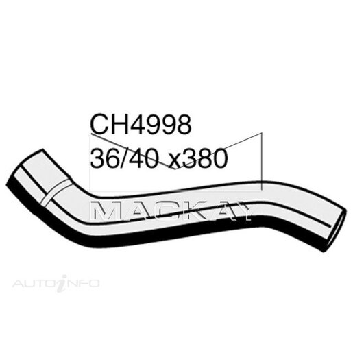 Mackay Radiator Lower Hose - CH4998