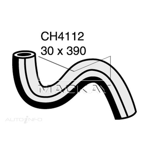 Mackay Radiator Upper Hose - CH4112