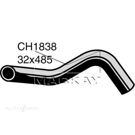 Mackay Radiator Lower Hose - CH1838