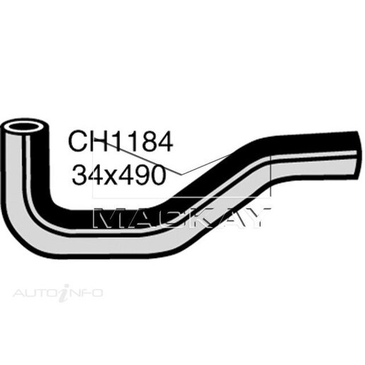 Mackay Radiator Upper Hose - CH1184