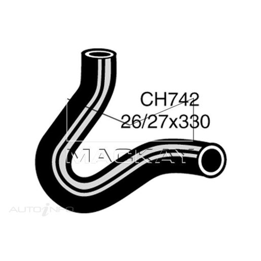 Mackay Radiator Upper Hose - CH742