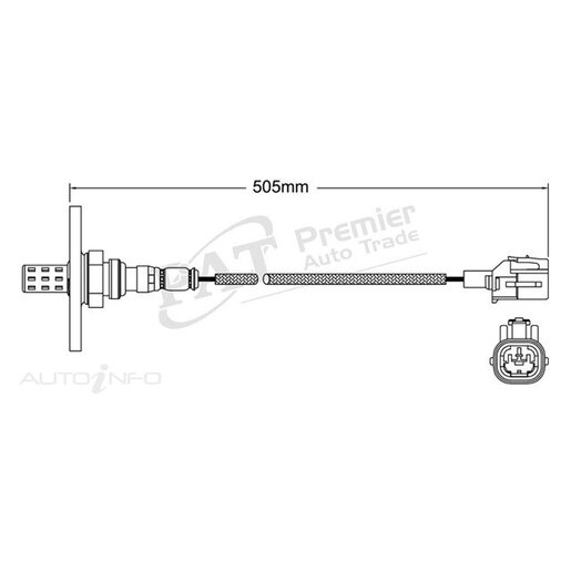 PAT Premium Oxygen/Lambda Sensor Pre-Catalytic Converter/Manifold - EGO-473