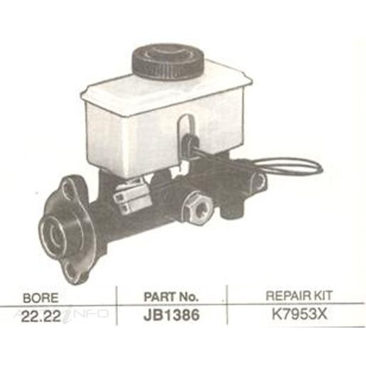 Protex Brake Master Cylinder - JB1386