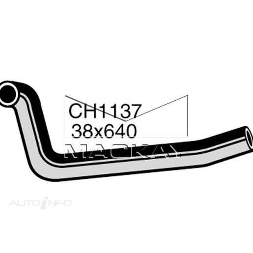 Mackay Radiator Upper Hose - CH1137