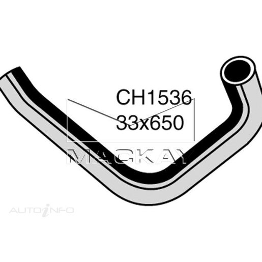 Mackay Radiator Lower Hose - CH1536