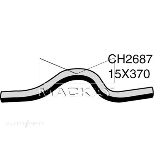 Mackay Heater Hose - CH2687