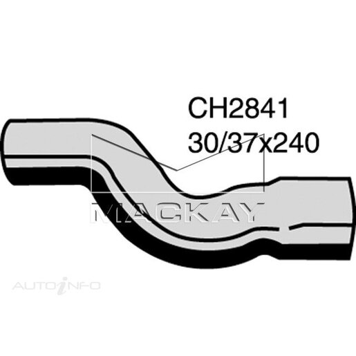 Mackay Radiator Lower Hose - CH2841