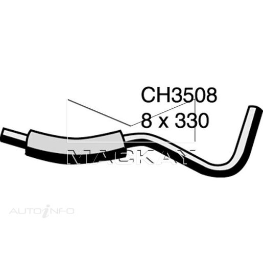 Mackay Throttle Body Coolant Hose - CH3508