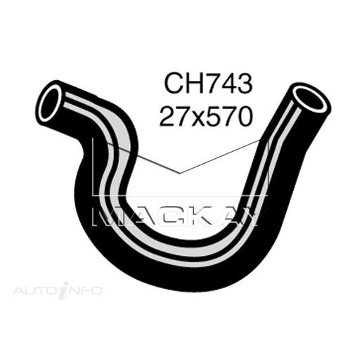 Mackay Radiator Lower Hose - CH743