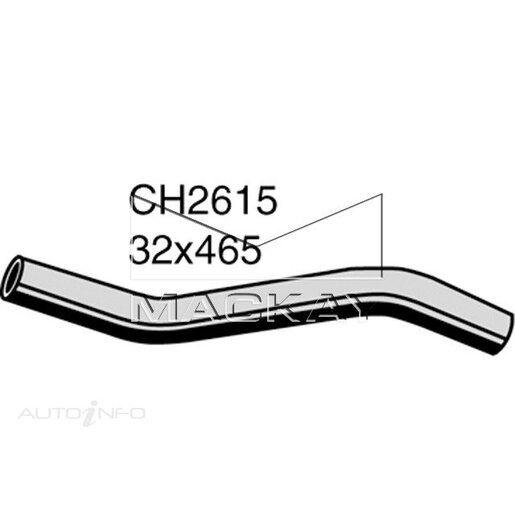 Mackay Radiator Lower Hose - CH2615