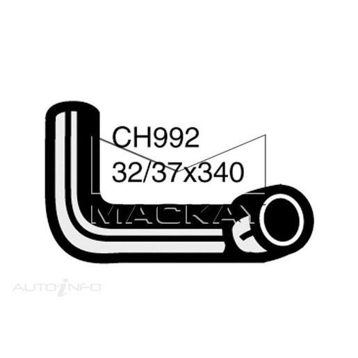 Mackay Radiator Upper Hose - CH992