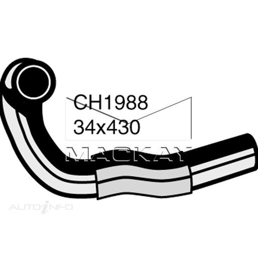 Mackay Radiator Lower Hose - CH1988