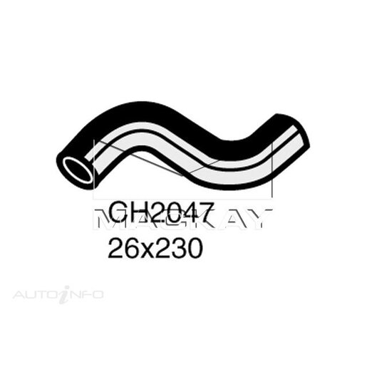 Mackay Radiator Upper Hose - CH2047