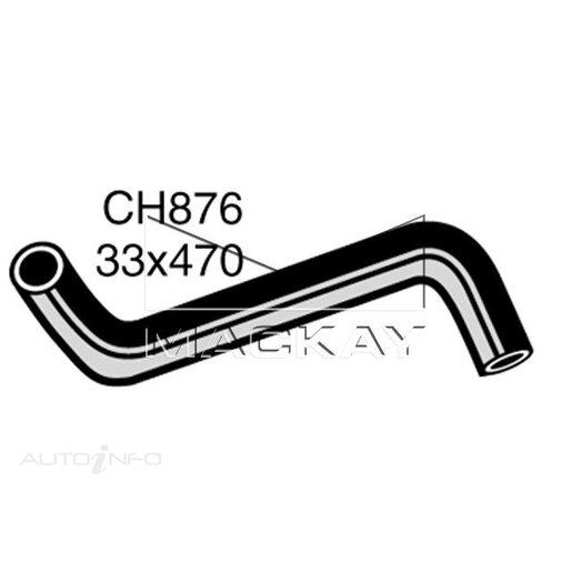 Mackay Radiator Upper Hose - CH876