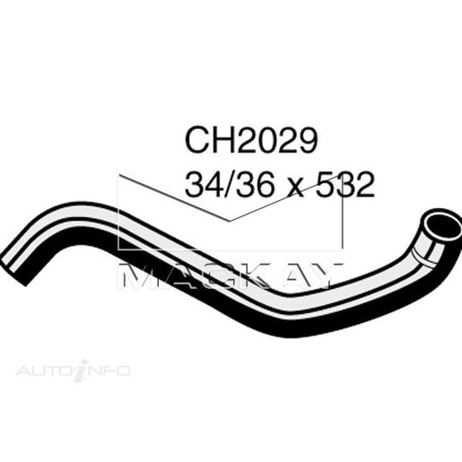 Mackay Radiator Lower Hose - CH2029