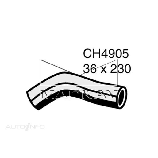 Mackay Radiator Upper Hose - CH4905