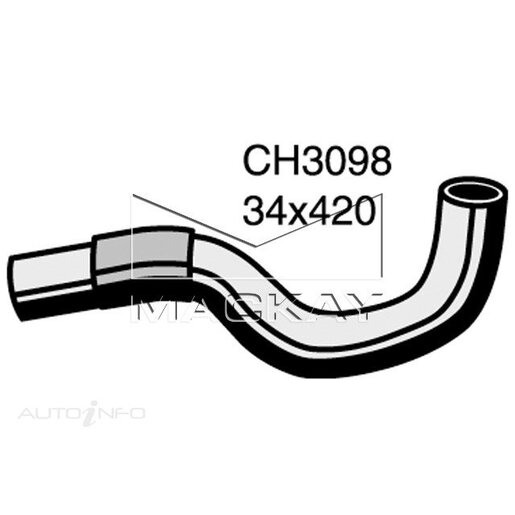 Mackay Radiator Lower Hose - CH3098