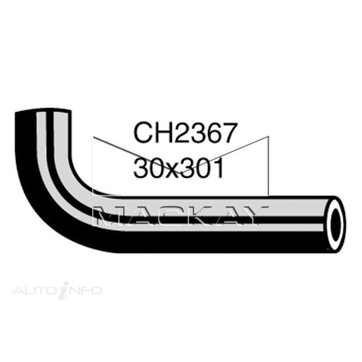 Mackay Radiator Lower Hose - CH2367