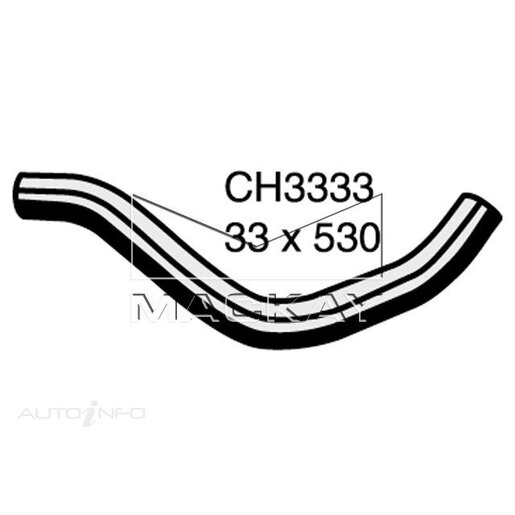 Mackay Radiator Upper Hose - CH3333