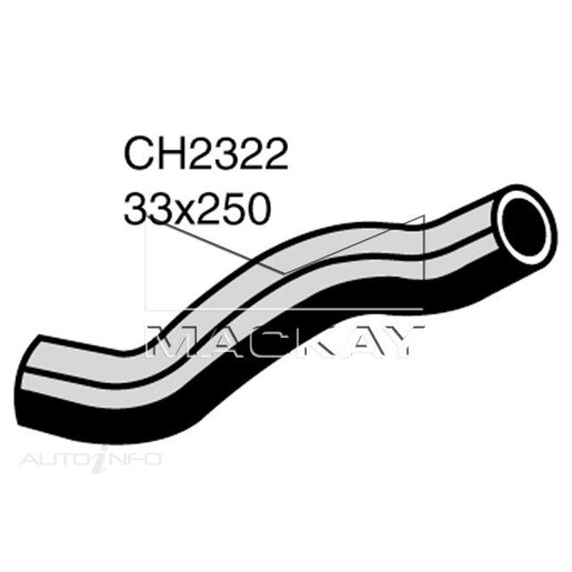 Mackay Radiator Upper Hose - CH2322