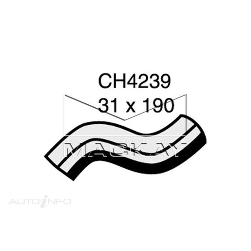 Mackay Radiator Lower Hose - CH4239