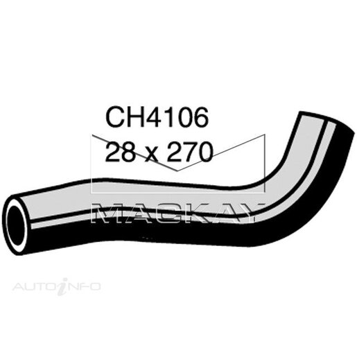 Mackay Radiator Upper Hose - CH4106