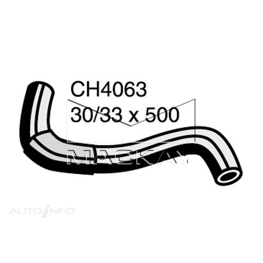 Mackay Radiator Lower Hose - CH4063