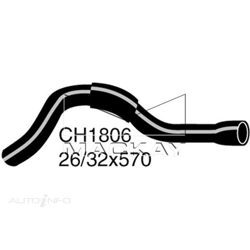 Mackay Radiator Upper Hose - CH1806