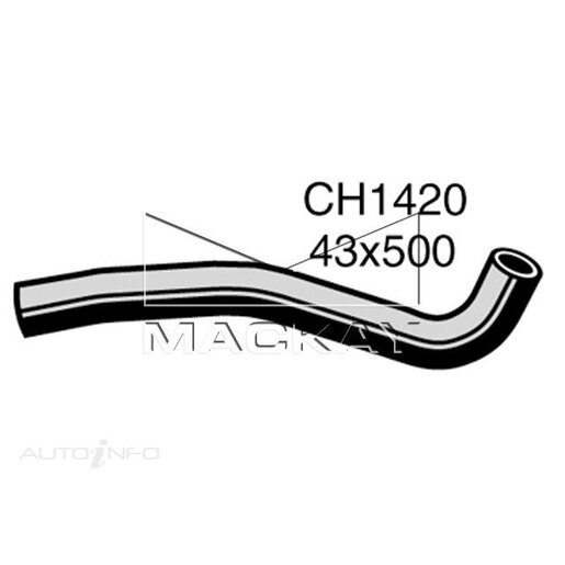 Mackay Radiator Upper Hose - CH1420