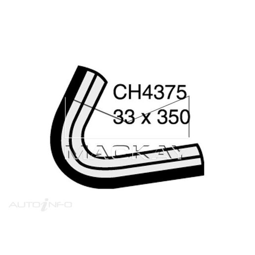 Mackay Radiator Lower Hose - CH4375