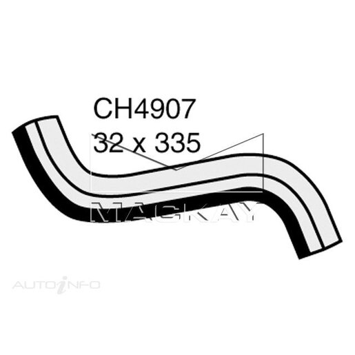 Mackay Radiator Lower Hose - CH4907