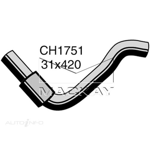 Mackay Radiator Lower Hose - CH1751