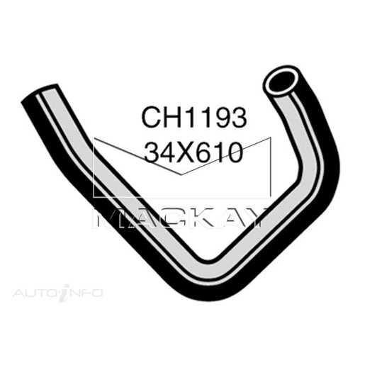 Mackay Radiator Lower Hose - CH1193