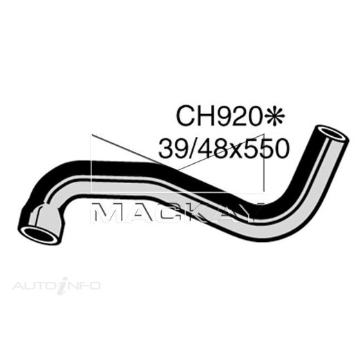 Mackay Radiator Lower Hose - CH920