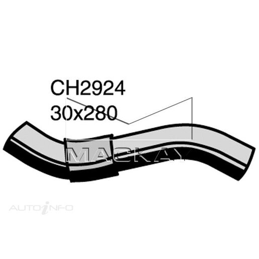 Mackay Radiator Upper Hose - CH2924