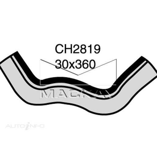 Mackay Radiator Upper Hose - CH2819