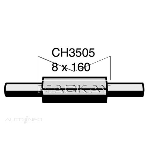 Mackay Throttle Body Coolant Hose - CH3505