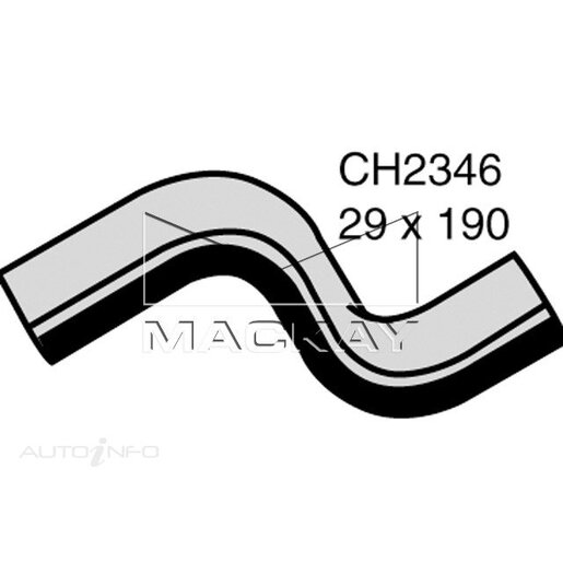 Mackay Radiator Upper Hose - CH2346