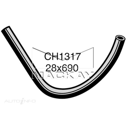 Mackay Radiator Upper Hose - CH1317