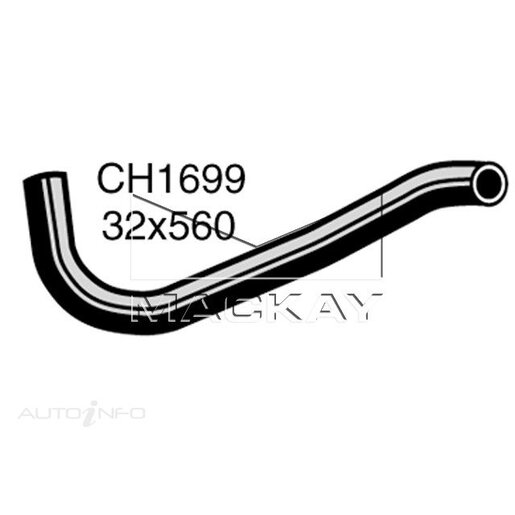 Mackay Radiator Lower Hose - CH1699