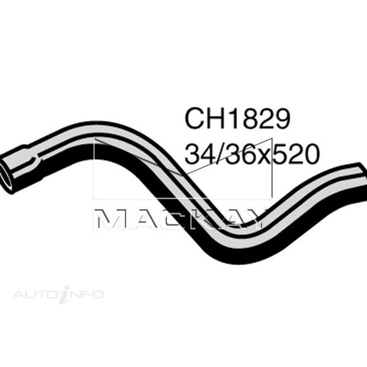 Mackay Radiator Upper Hose - CH1829