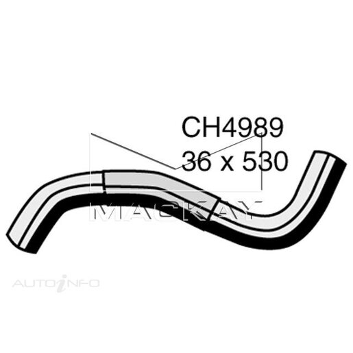 Mackay Radiator Lower Hose - CH4989