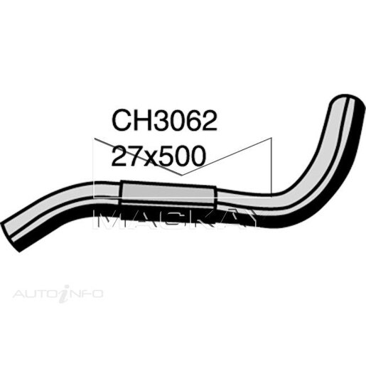 Mackay Radiator Lower Hose - CH3062