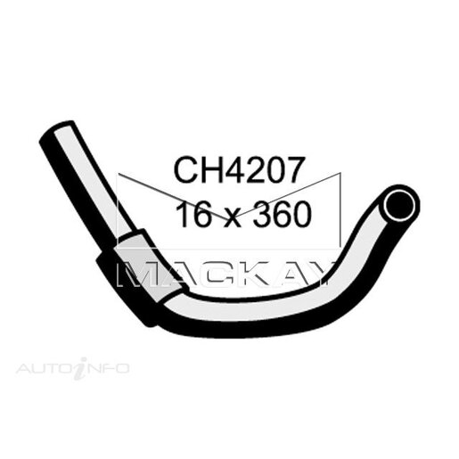 Mackay Engine Oil Cooler Coolant Hose - CH4207