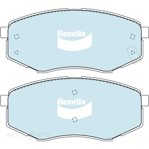 Bendix Ceramic Front Brake Pads - DB2072-GCT