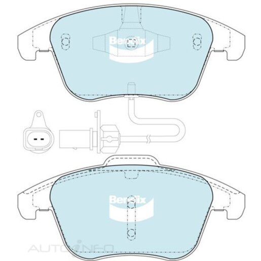 Bendix Front Brake Pads - DB2184-HD