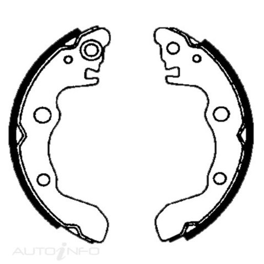 Bendix Rear Brake Shoes - BS1601