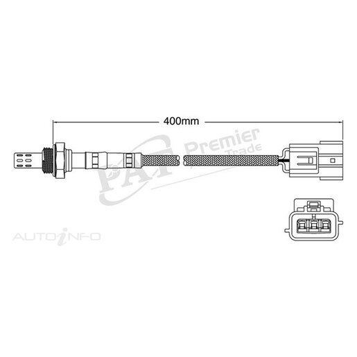 PAT Premium Oxygen/Lambda Sensor Pre-Catalytic Converter/Manifold - EGO-345