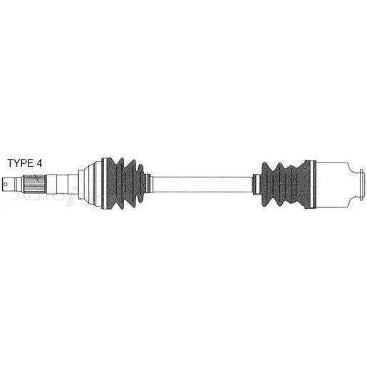 Protex Protrain - Rebrand (AADi-GSP) Drive Shaft - Transverse/CV Shaft - PSA312